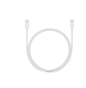 60W USB-C to USB-C Charge Cable (1 m, Model: MW493ZM/A) – Premium Woven Fast Charging & Data Sync Cord for iPhone, iPad, and MacBook