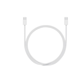 60W USB-C to USB-C Charge Cable (1 m, Model: MW493ZM/A) – Premium Woven Fast Charging & Data Sync Cord for iPhone, iPad, and MacBook